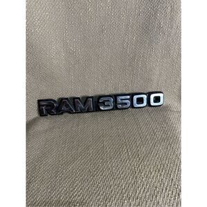 Dodge Ram 3500 RH Emblem 85501-C Chrome Used Condition genuine part ￼